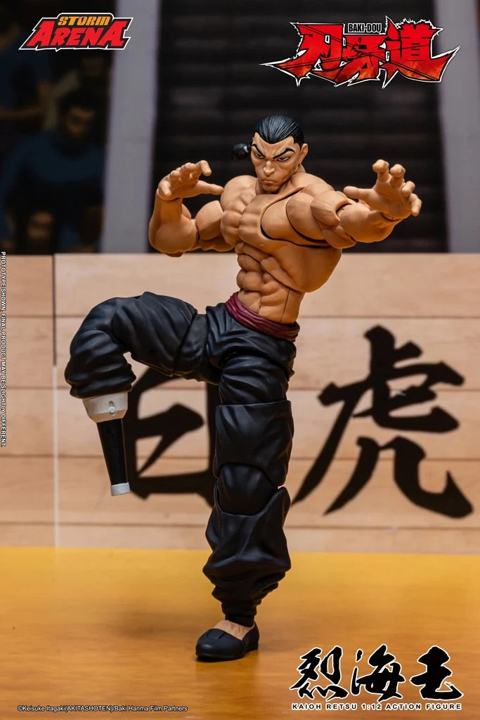 STORM ARENA 1/12 BAKI-DOU KAIOH RETSU 烈海王 可動人偶