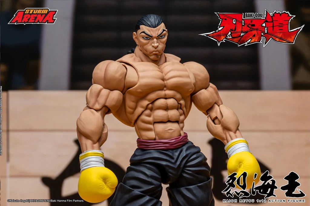 STORM ARENA 1/12 BAKI-DOU KAIOH RETSU 烈海王 可動人偶