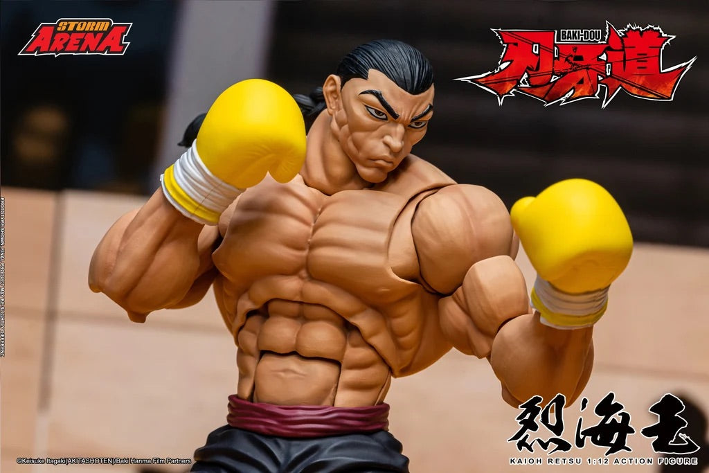 STORM ARENA 1/12 BAKI-DOU KAIOH RETSU 烈海王 可動人偶