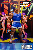 STORM ARENA 1/12 少年街霸 Zero3 m.bison 拳王拜森 SFSA09 可動人偶