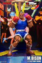 STORM ARENA 1/12 少年街霸 Zero3 m.bison 拳王拜森 SFSA09 可動人偶