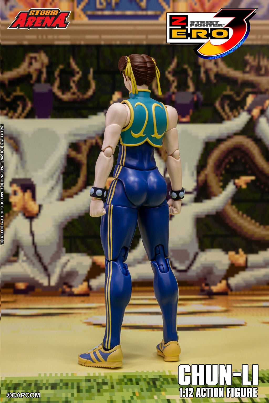 STORM ARENA 1/12 Street Fighter Alpha 3 CHUN LI 街頭霸王 春麗 可動人偶
