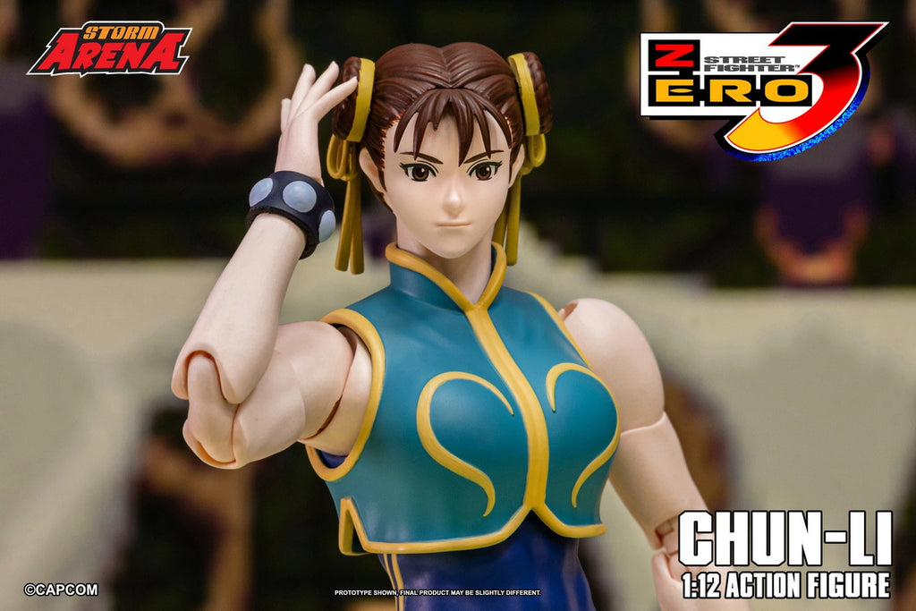 STORM ARENA 1/12 Street Fighter Alpha 3 CHUN LI 街頭霸王 春麗 可動人偶
