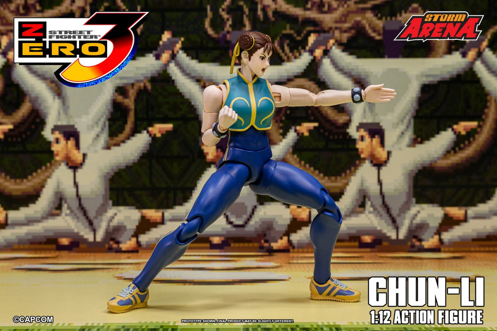 STORM ARENA 1/12 Street Fighter Alpha 3 CHUN LI 街頭霸王 春麗 可動人偶