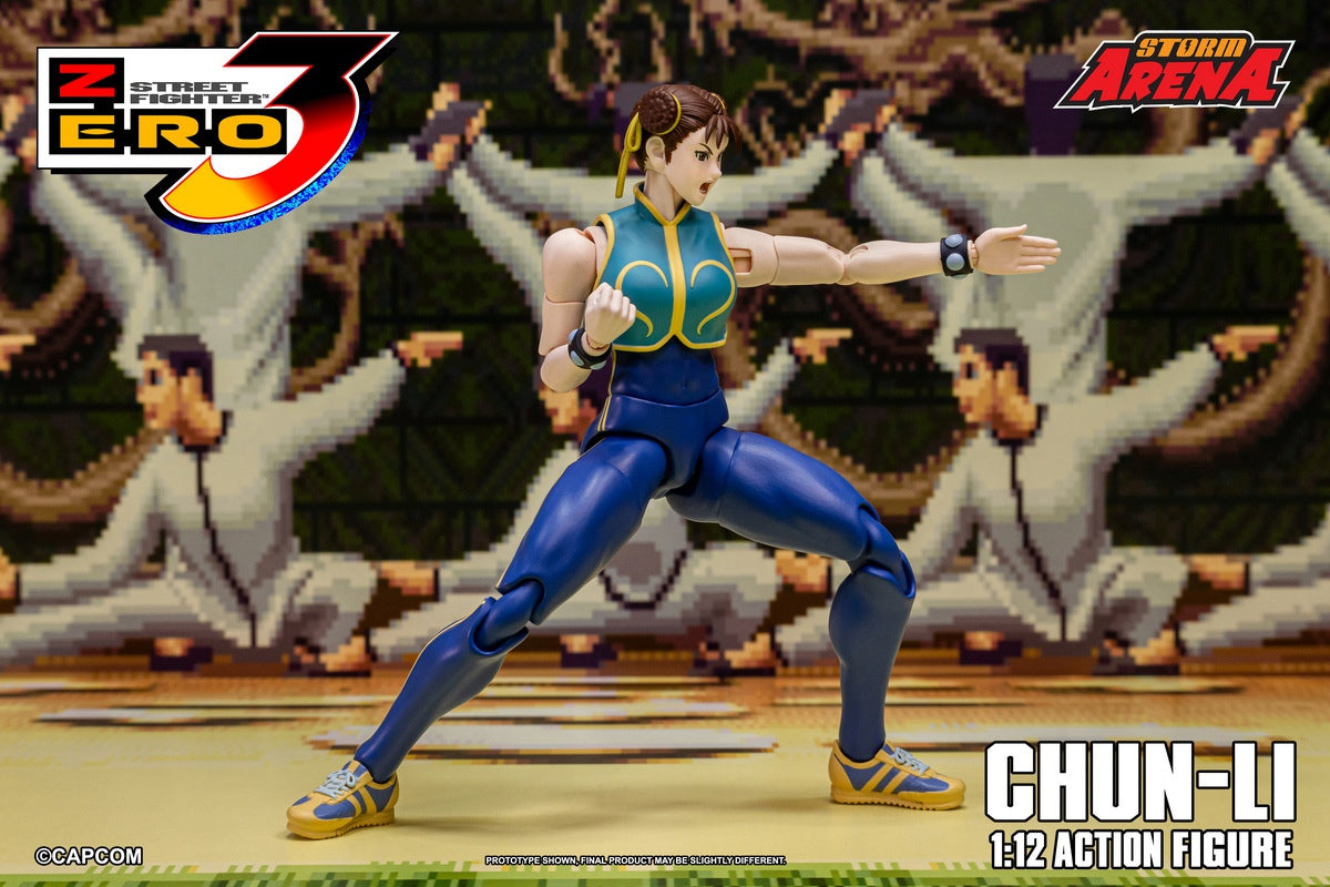 STORM ARENA 1/12 Street Fighter Alpha 3 CHUN LI 街頭霸王 春麗 可動人偶