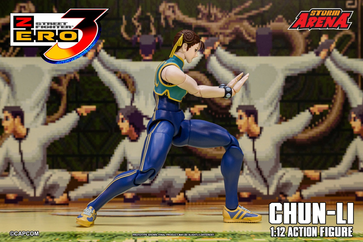 STORM ARENA 1/12 Street Fighter Alpha 3 CHUN LI 街頭霸王 春麗 可動人偶