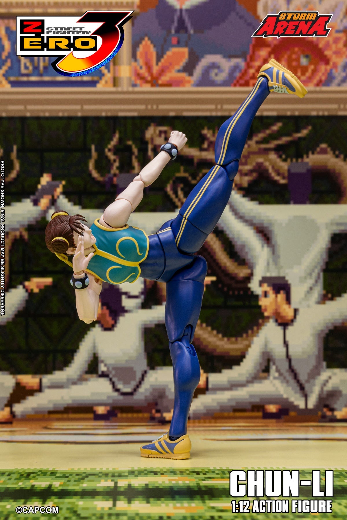STORM ARENA 1/12 Street Fighter Alpha 3 CHUN LI 街頭霸王 春麗 可動人偶