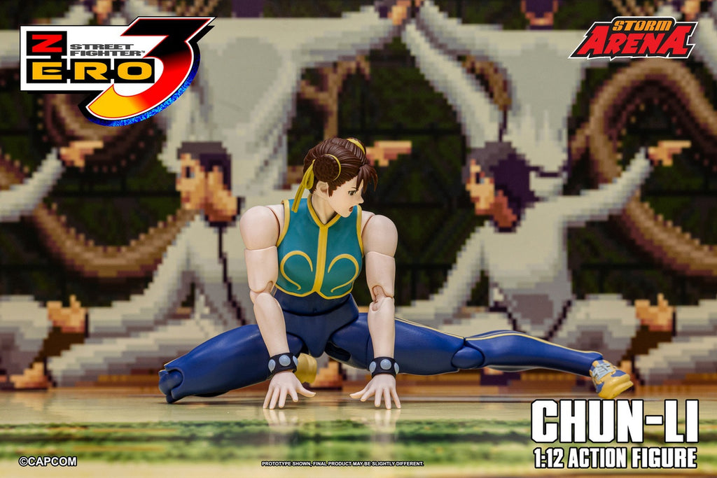 STORM ARENA 1/12 Street Fighter Alpha 3 CHUN LI 街頭霸王 春麗 可動人偶
