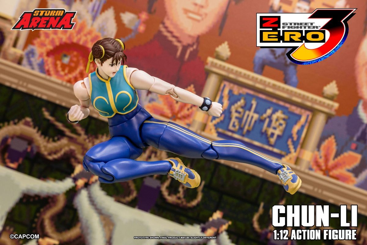 STORM ARENA 1/12 Street Fighter Alpha 3 CHUN LI 街頭霸王 春麗 可動人偶