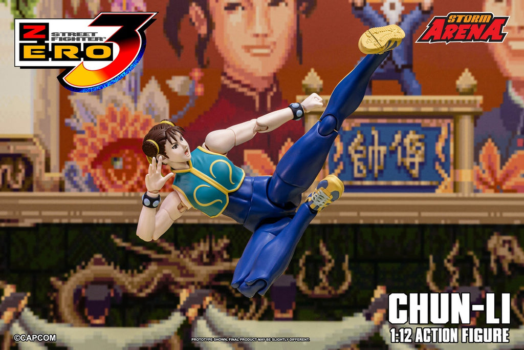 STORM ARENA 1/12 Street Fighter Alpha 3 CHUN LI 街頭霸王 春麗 可動人偶