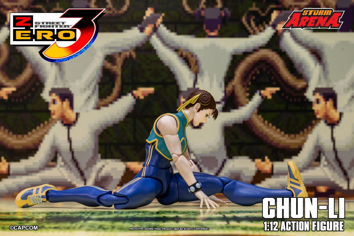 STORM ARENA 1/12 Street Fighter Alpha 3 CHUN LI 街頭霸王 春麗 可動人偶