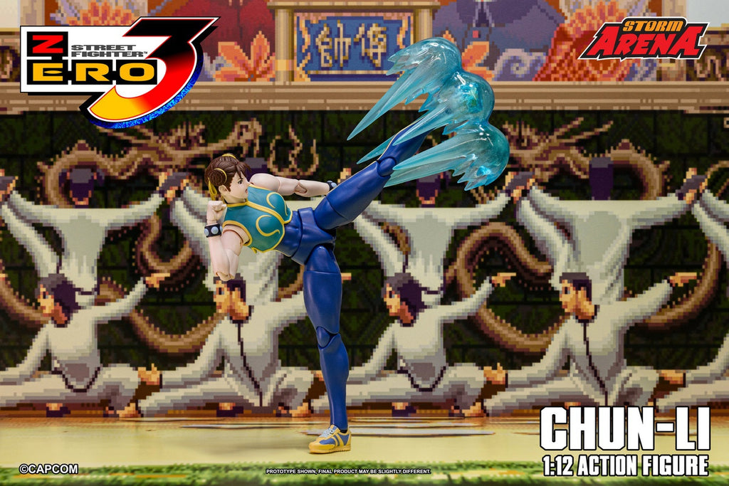 STORM ARENA 1/12 Street Fighter Alpha 3 CHUN LI 街頭霸王 春麗 可動人偶