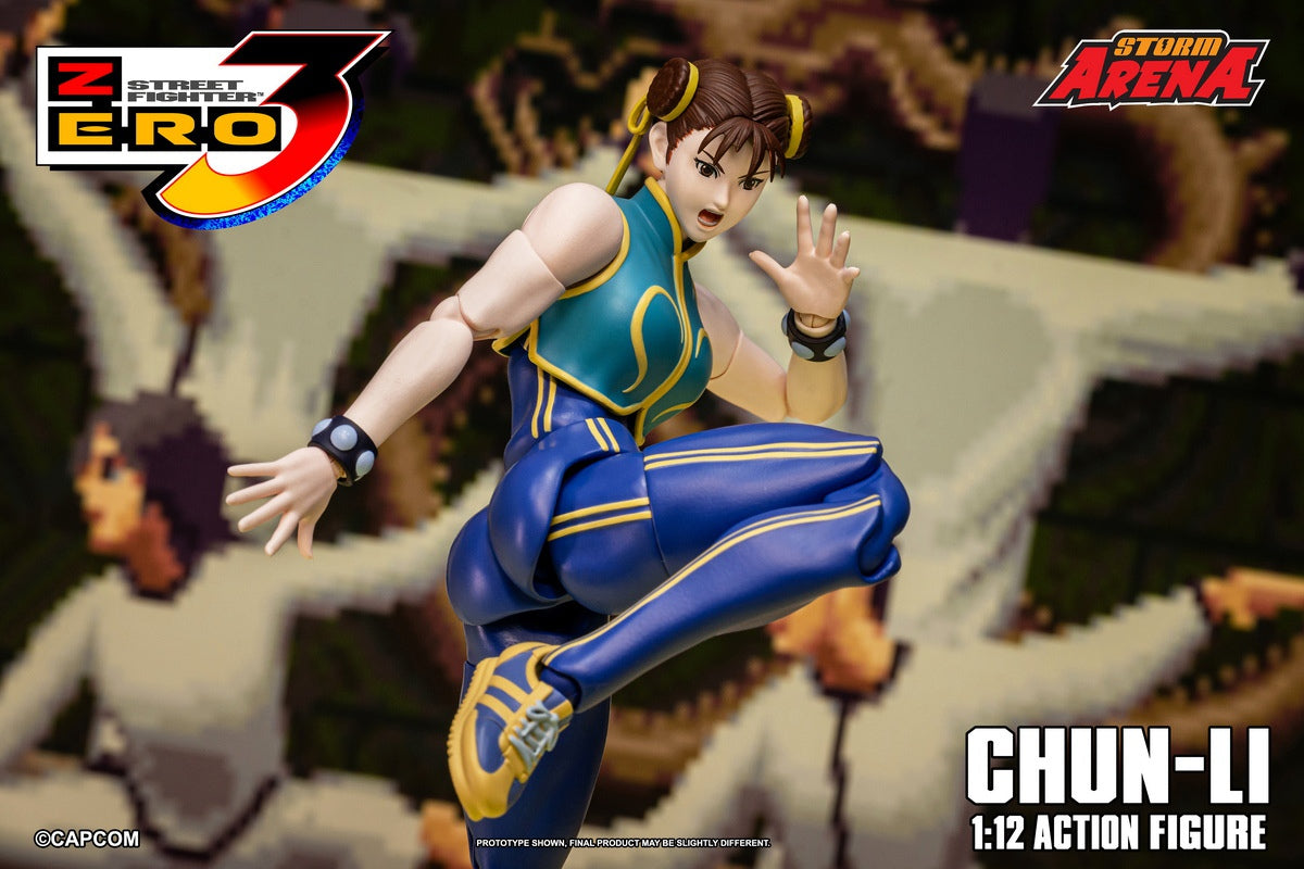 STORM ARENA 1/12 Street Fighter Alpha 3 CHUN LI 街頭霸王 春麗 可動人偶