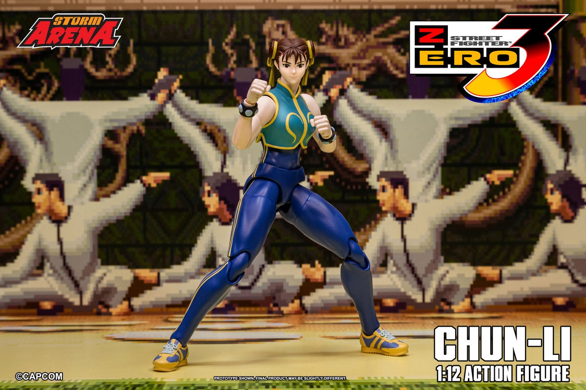 STORM ARENA 1/12 Street Fighter Alpha 3 CHUN LI 街頭霸王 春麗 可動人偶