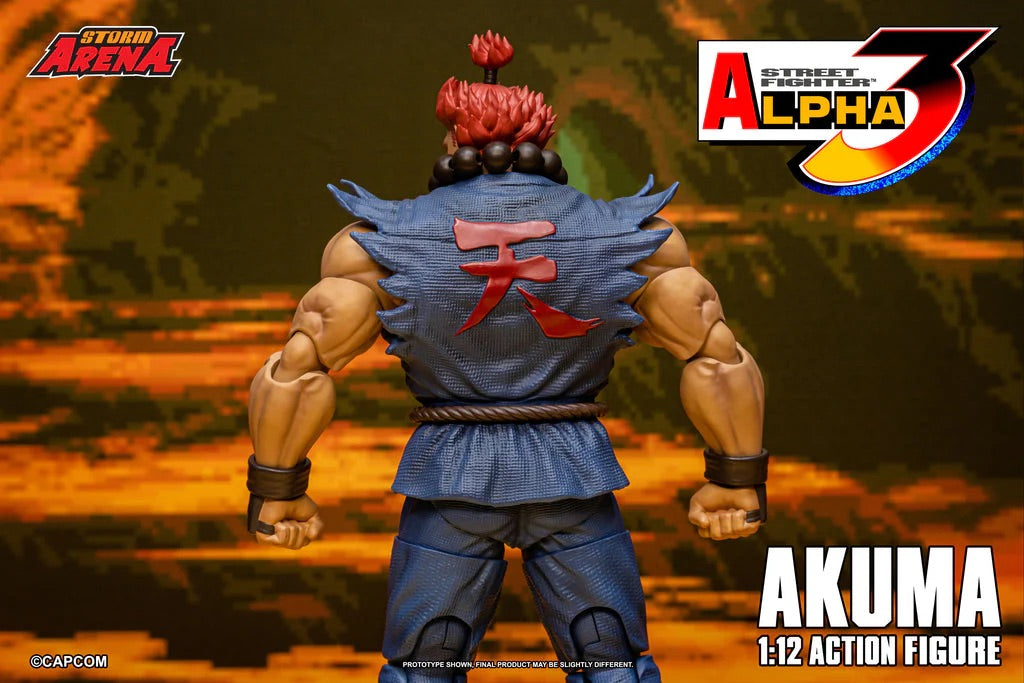 STORM ARENA 1/12 STREET FIGHTER Alpha 3 GOUKI 豪鬼 AKUMA SFSA07 可動人偶