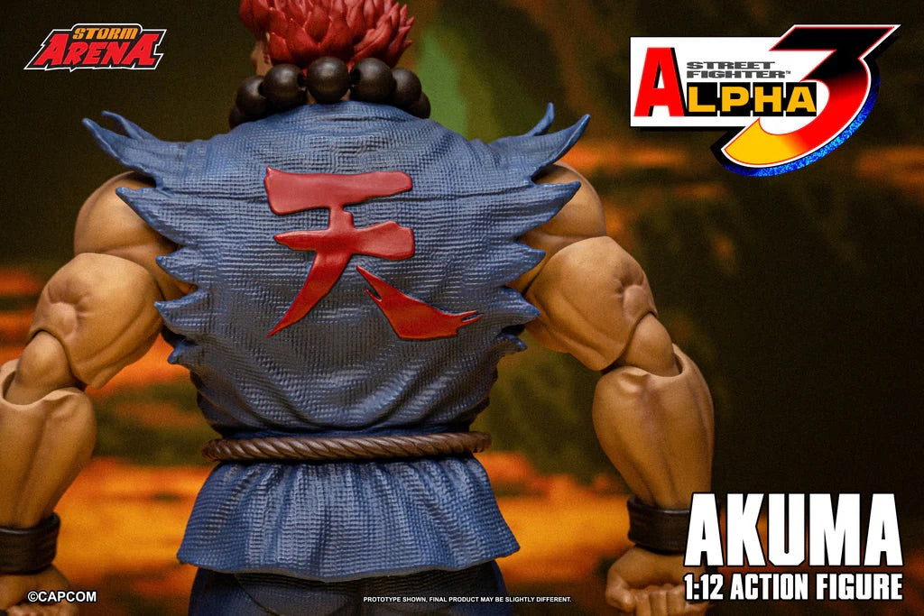 STORM ARENA 1/12 STREET FIGHTER Alpha 3 GOUKI 豪鬼 AKUMA SFSA07 可動人偶