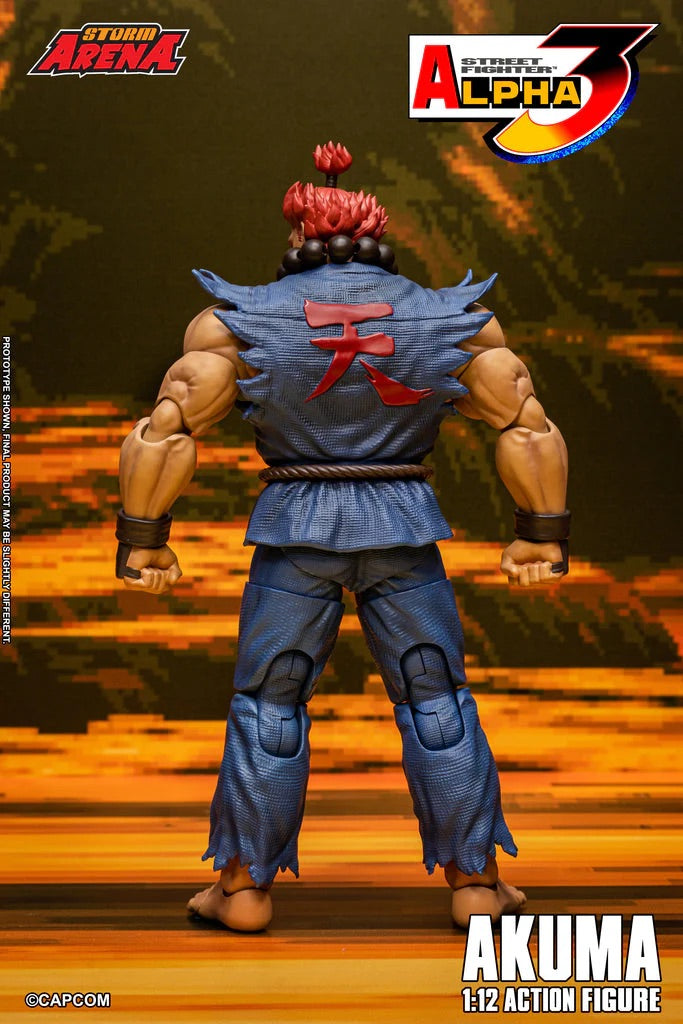 STORM ARENA 1/12 STREET FIGHTER Alpha 3 GOUKI 豪鬼 AKUMA SFSA07 可動人偶