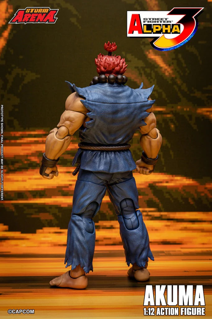 STORM ARENA 1/12 STREET FIGHTER Alpha 3 GOUKI 豪鬼 AKUMA SFSA07 可動人偶