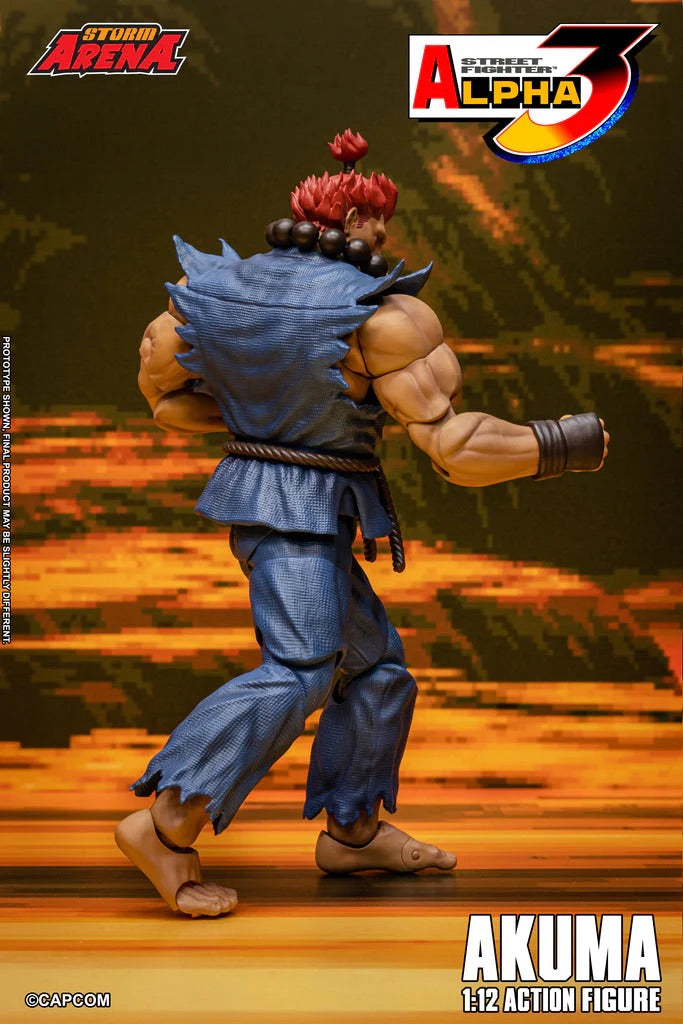 STORM ARENA 1/12 STREET FIGHTER Alpha 3 GOUKI 豪鬼 AKUMA SFSA07 可動人偶