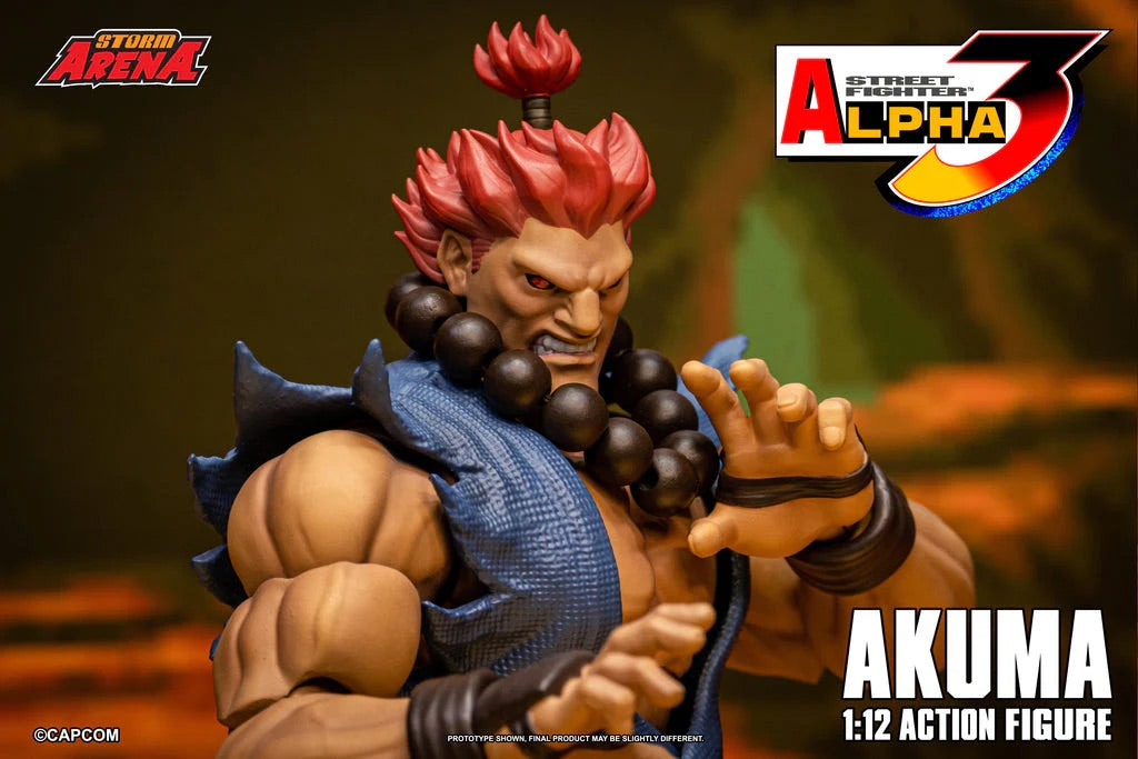 STORM ARENA 1/12 STREET FIGHTER Alpha 3 GOUKI 豪鬼 AKUMA SFSA07 可動人偶