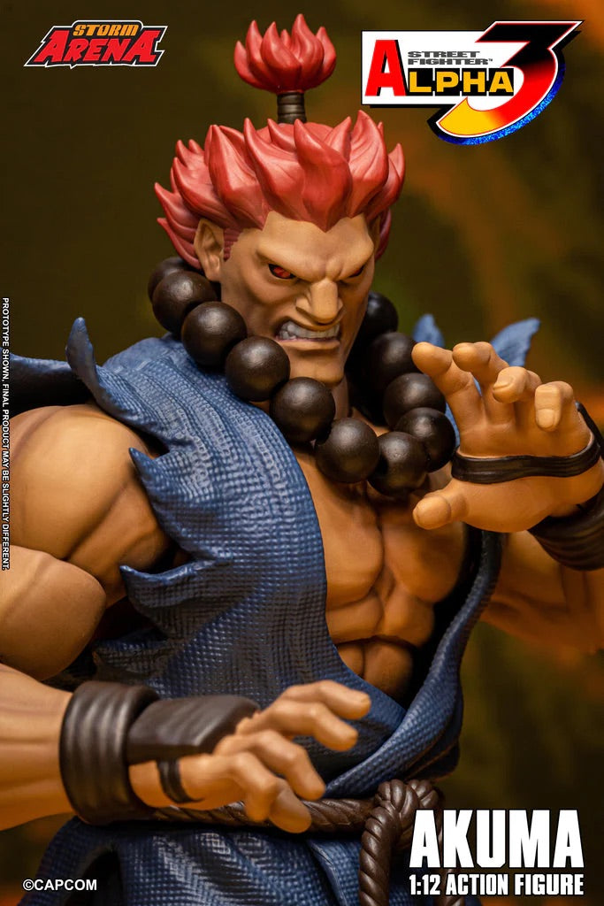 STORM ARENA 1/12 STREET FIGHTER Alpha 3 GOUKI 豪鬼 AKUMA SFSA07 可動人偶