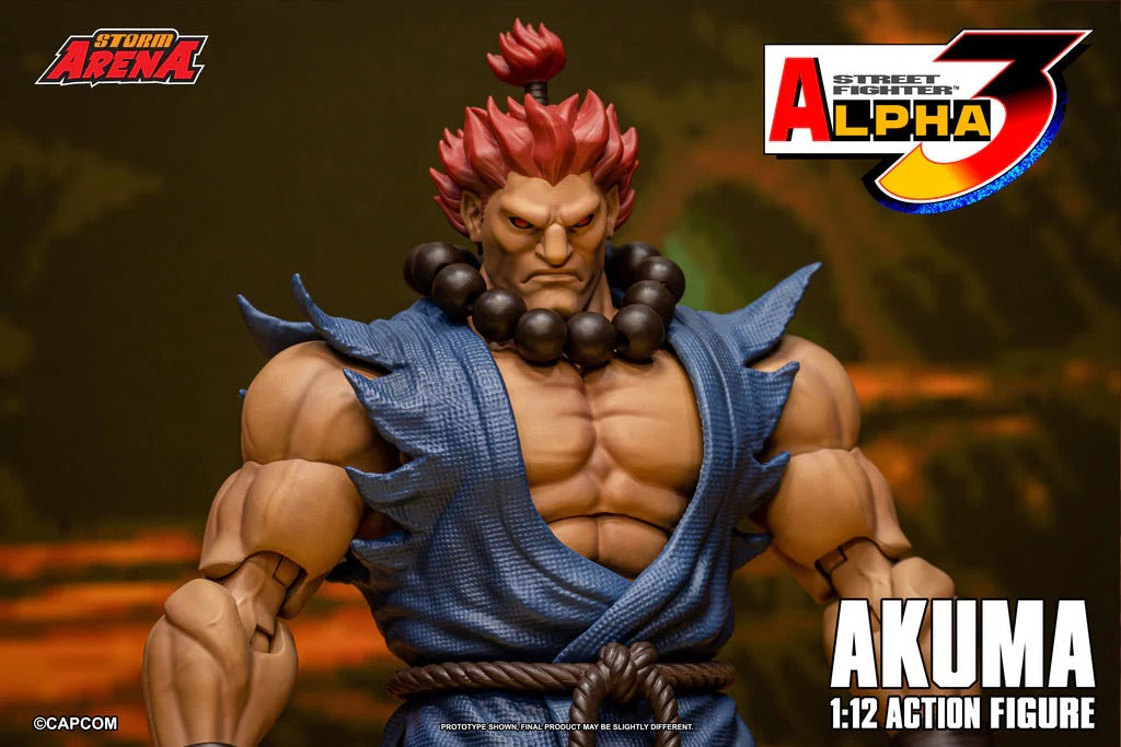 STORM ARENA 1/12 STREET FIGHTER Alpha 3 GOUKI 豪鬼 AKUMA SFSA07 可動人偶