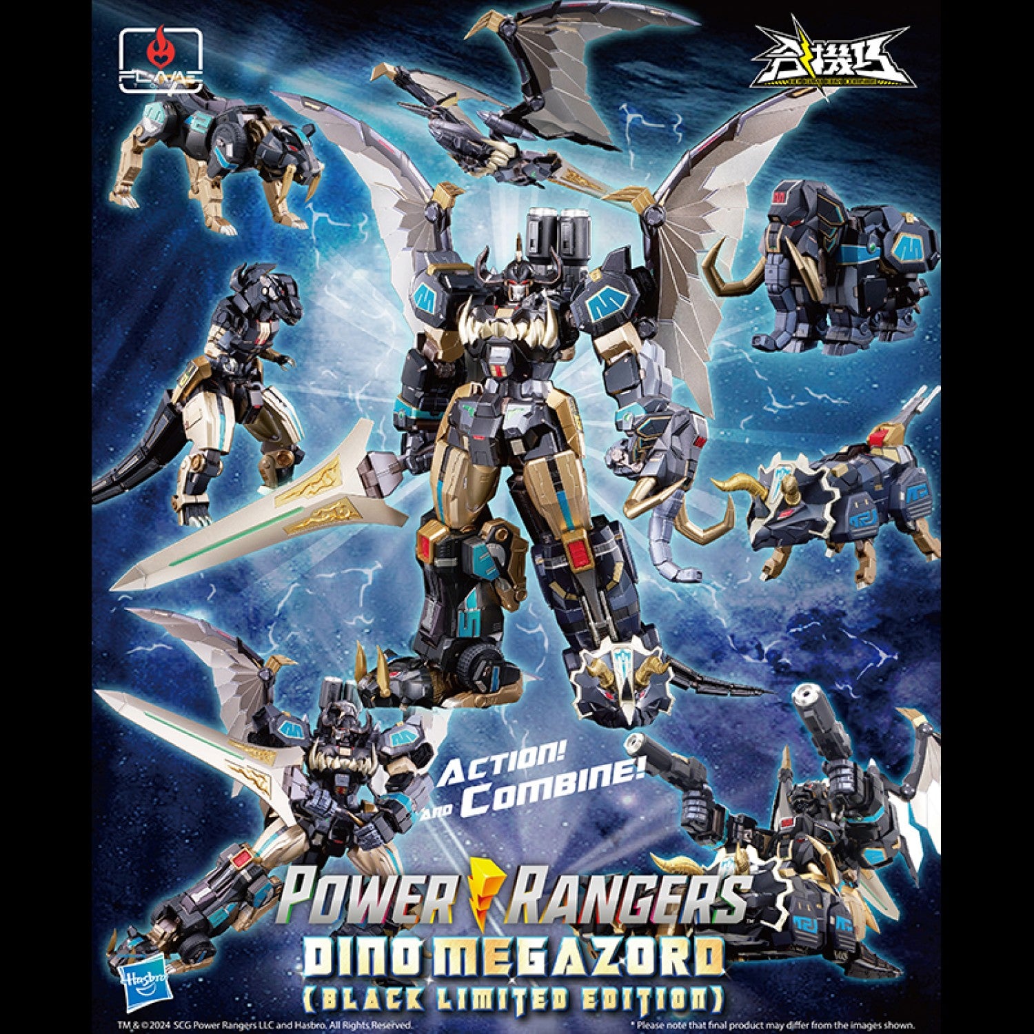 Flame Toys 千值練 合! 機巧 合體 暗黑 大獸神 (黑色限定版) 合金成品