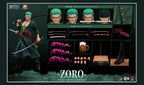 Pixel Poses 朗宙 × 集美殿堂 1/6 航海王 海賊王 One Piece 羅羅諾亞 佐羅 卓洛 Zoro 鉑金矽膠 可動人偶 標準版 豪華版 帶燈光的特效地台
