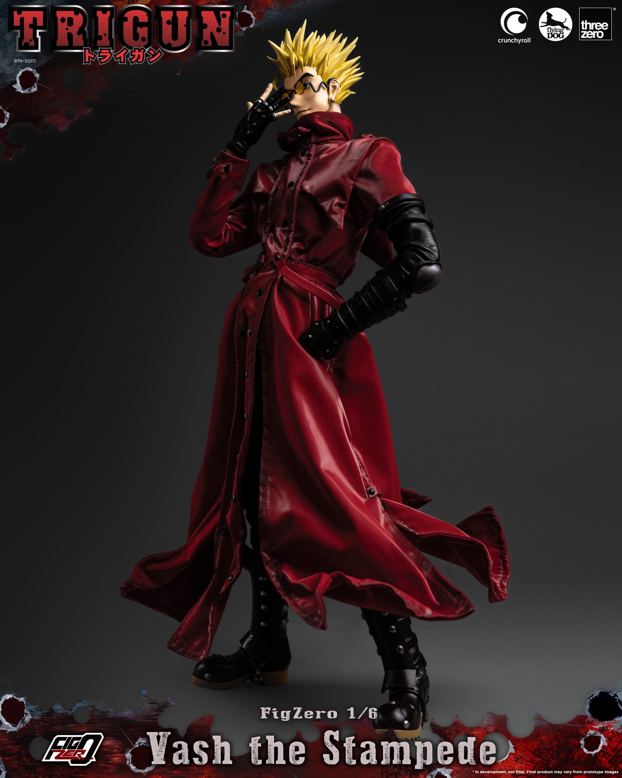 Threezero FigZero 1/6 TRIGUN Vash the Stampede 槍神 威席 史坦畢特 可動人偶