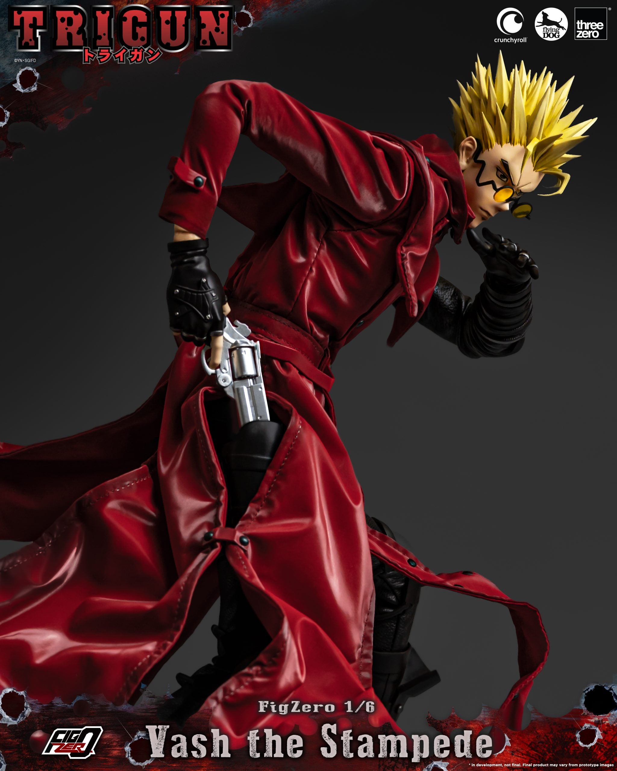 Threezero FigZero 1/6 TRIGUN Vash the Stampede 槍神 威席 史坦畢特 可動人偶
