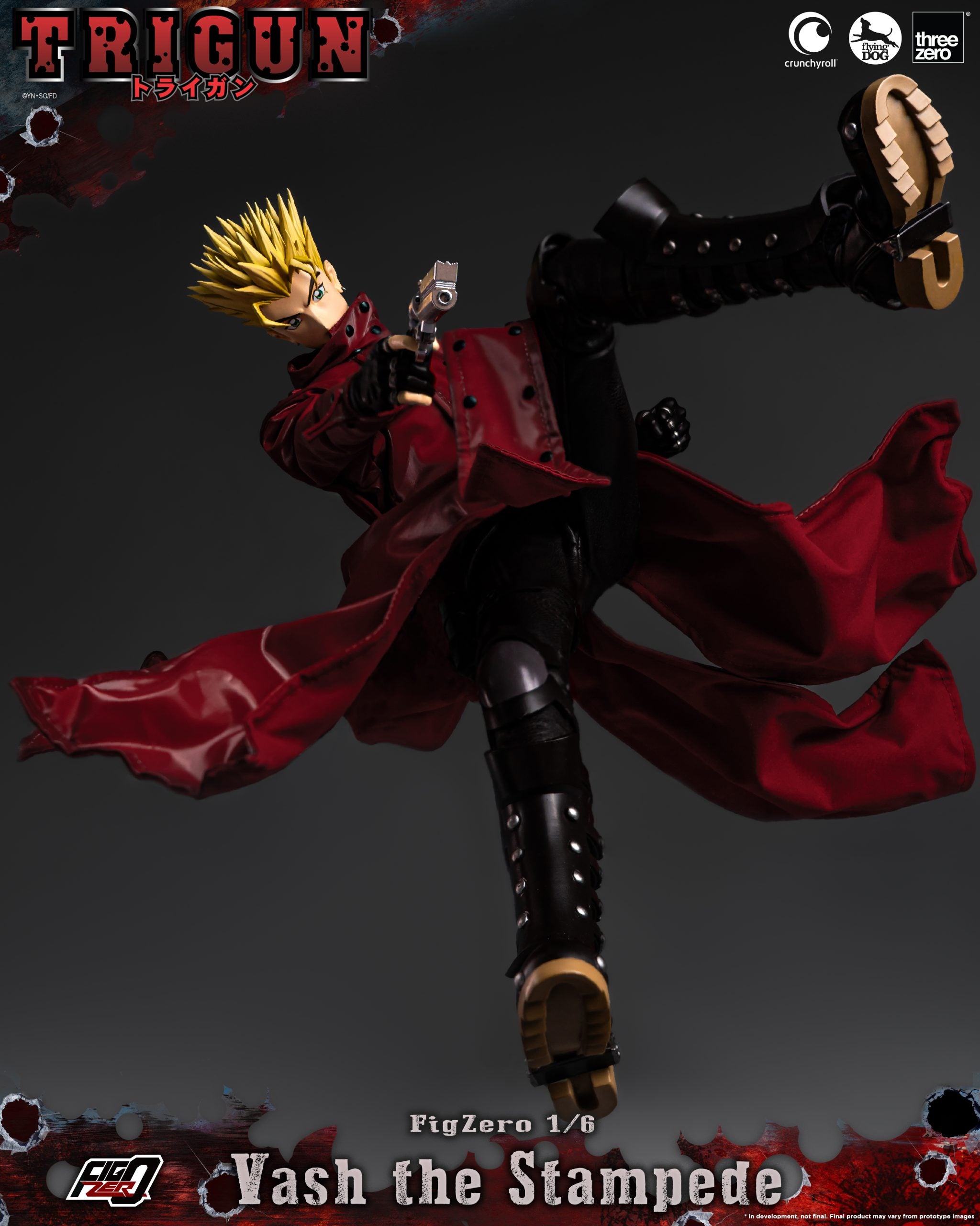 Threezero FigZero 1/6 TRIGUN Vash the Stampede 槍神 威席 史坦畢特 可動人偶