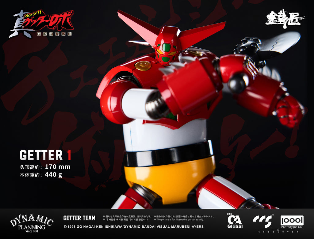 CCSTOYS CCS 鐵魄 鐵匠 真蓋特機器人 世界最後之日 蓋特小隊 Getter Team 合金成品
