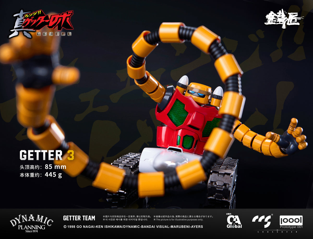 CCSTOYS CCS 鐵魄 鐵匠 真蓋特機器人 世界最後之日 蓋特小隊 Getter Team 合金成品