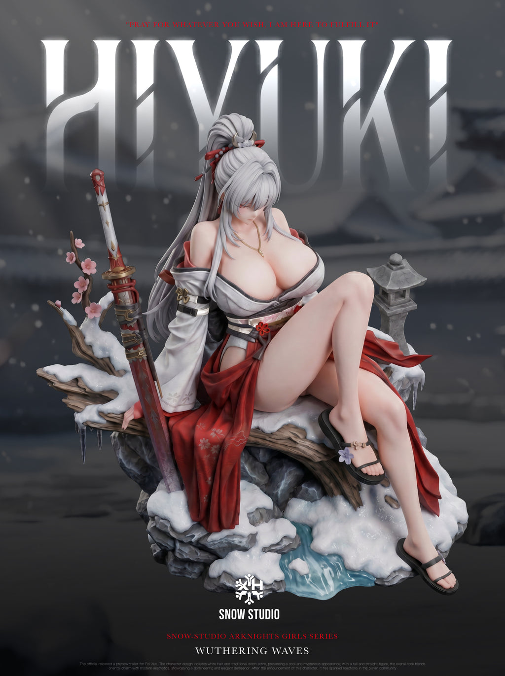 雪花studio 1/6 冰女巫 小雪 雕像