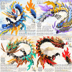 神型科技 ZL-0002 藍龍王 ZL-0003 元龍王 ZL-0004 白龍王 ZL-0005 黑龍王 拼裝模型