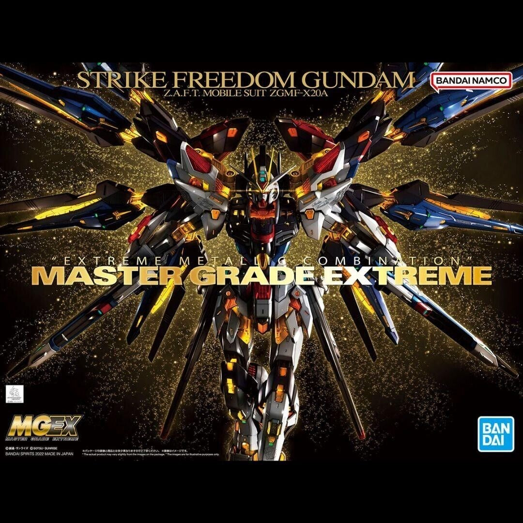 Bandai 1/100 MGEX Strike Freedom 突擊 自由高達 拼裝模型