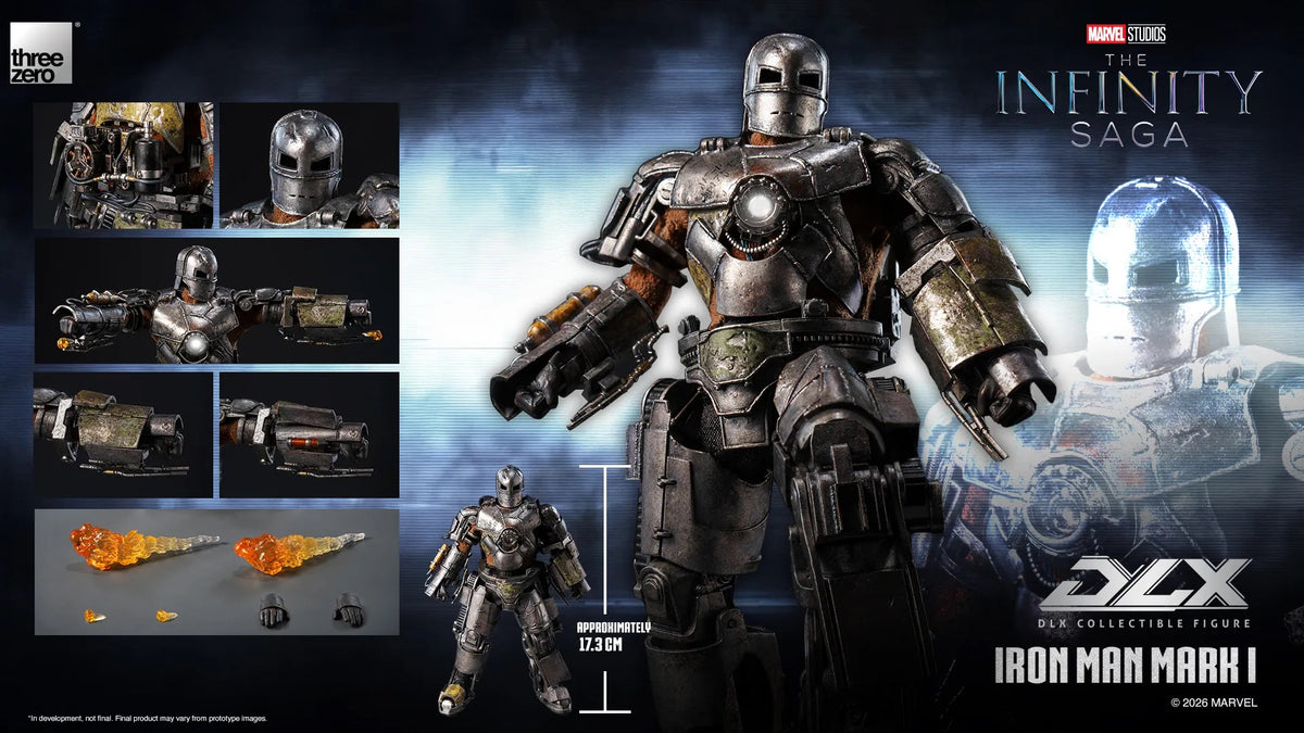 Threezero The Infinity Saga DLX 鋼鐵俠 Ironman Mark 1 MK1 合金成品