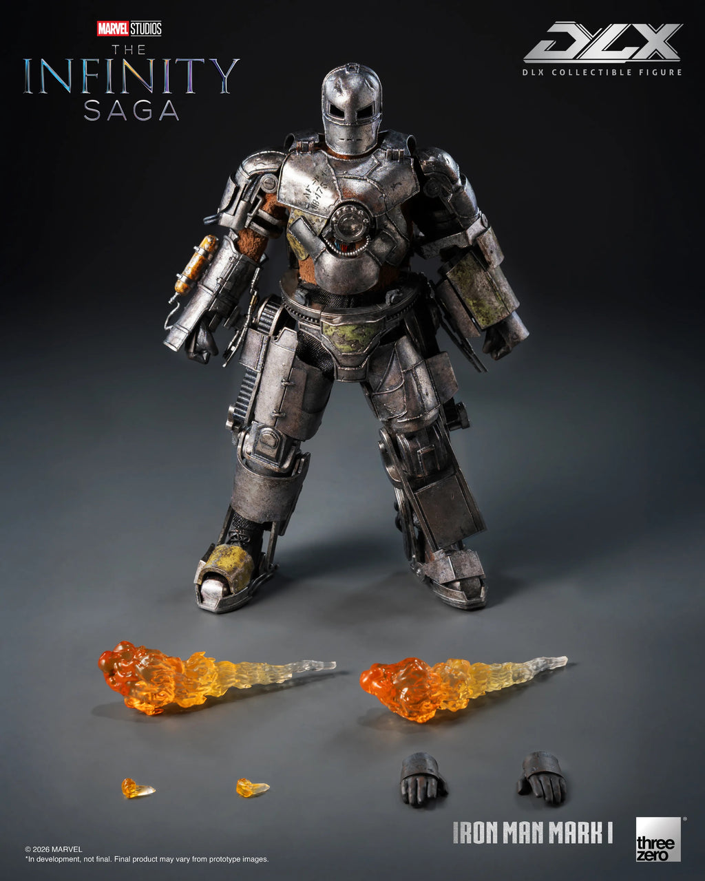 Threezero The Infinity Saga DLX 鋼鐵俠 Ironman Mark 1 MK1 合金成品