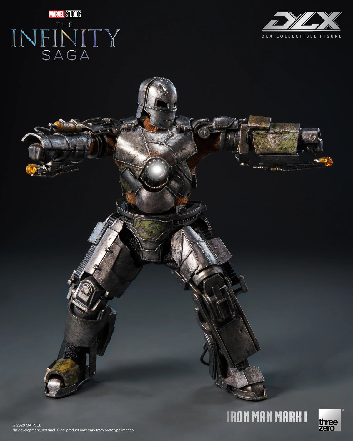Threezero The Infinity Saga DLX 鋼鐵俠 Ironman Mark 1 MK1 合金成品