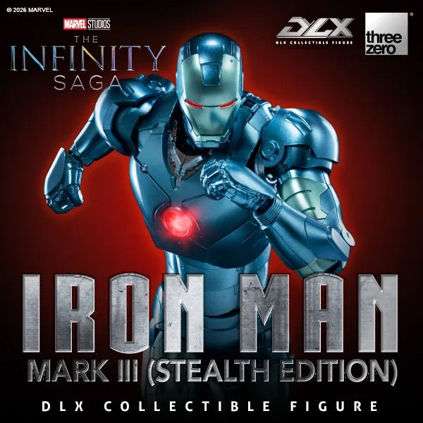 THREEZERO DLX The Infinity Saga Ironman 鋼鐵俠 Mark 3 MK3 潛行版 Stealth Edition 合金成品