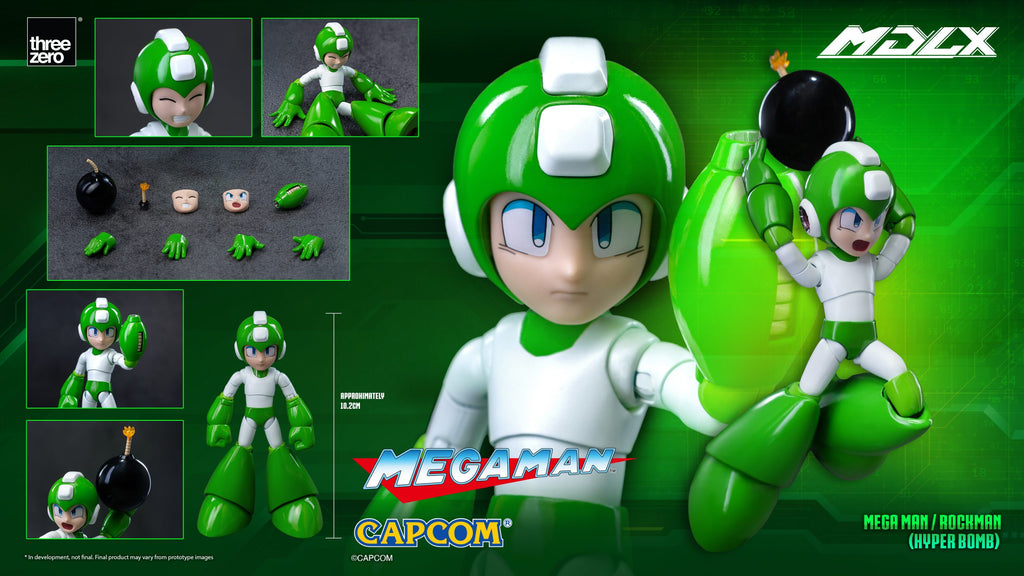 Threezero MDLX Rockman X Mega Man X 洛克人 Hyper Bomb 超高炸彈 合金成品