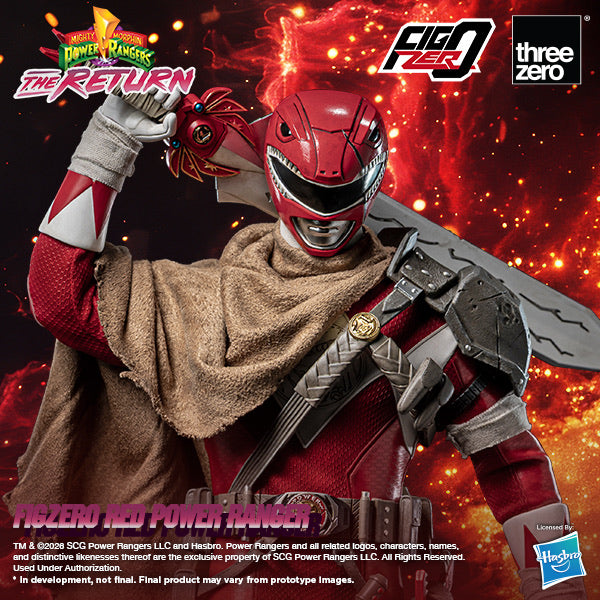 Threezero FigZero 1/6 Mighty Morphin Power Rangers The Return 新 恐龍戰隊 重聚 Red Power Ranger 紅戰士 可動人偶