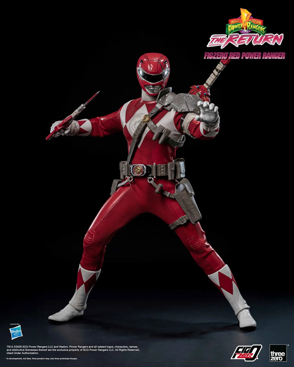 Threezero FigZero 1/6 Mighty Morphin Power Rangers The Return 新 恐龍戰隊 重聚 Red Power Ranger 紅戰士 可動人偶