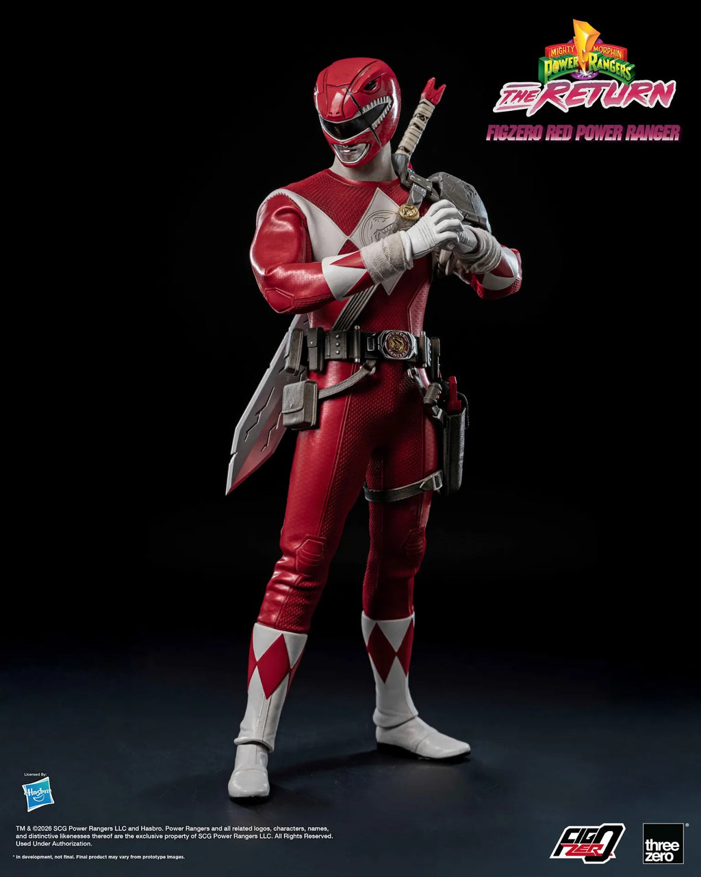 Threezero FigZero 1/6 Mighty Morphin Power Rangers The Return 新 恐龍戰隊 重聚 Red Power Ranger 紅戰士 可動人偶