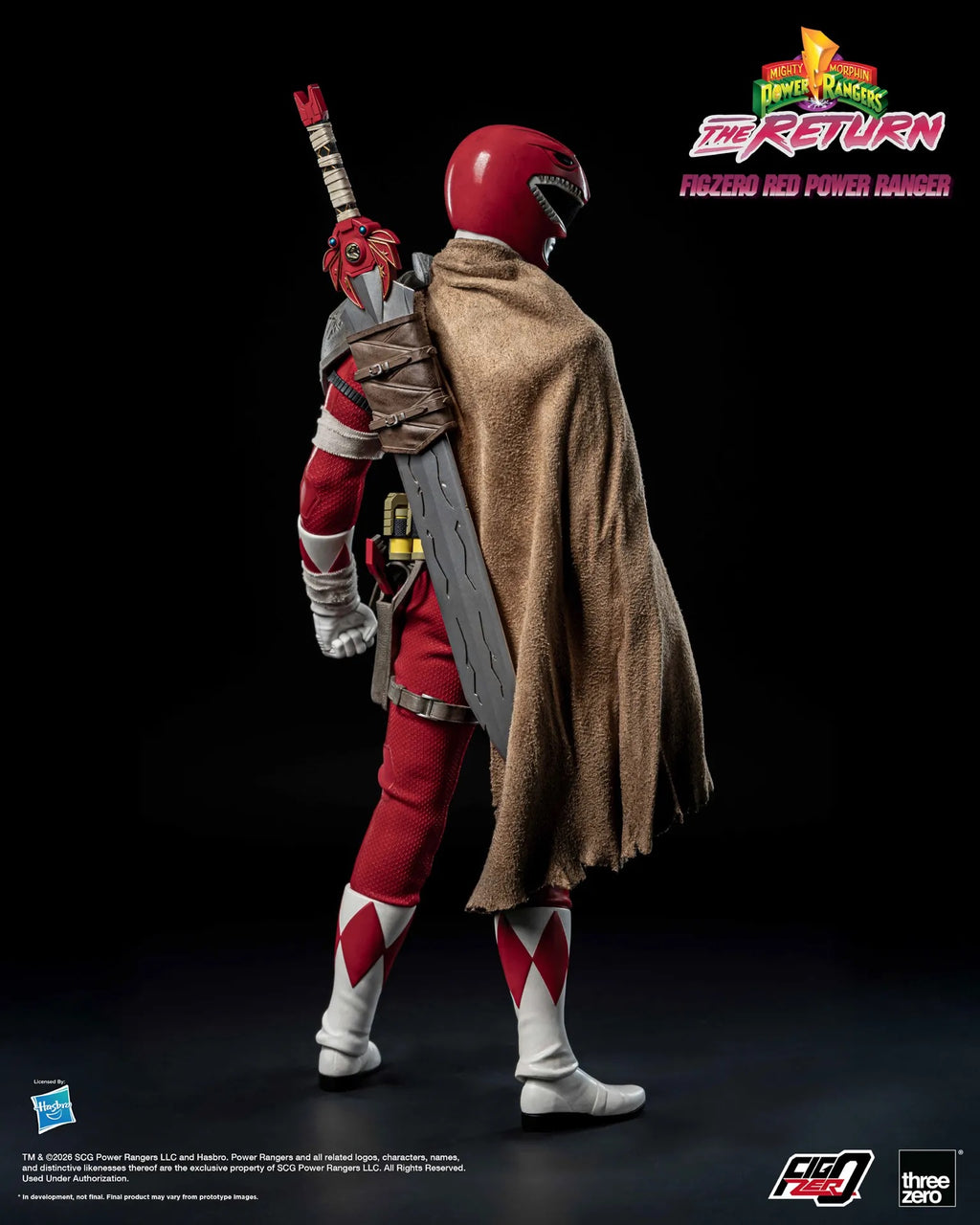 Threezero FigZero 1/6 Mighty Morphin Power Rangers The Return 新 恐龍戰隊 重聚 Red Power Ranger 紅戰士 可動人偶