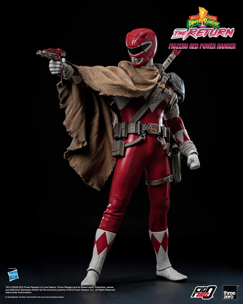 Threezero FigZero 1/6 Mighty Morphin Power Rangers The Return 新 恐龍戰隊 重聚 Red Power Ranger 紅戰士 可動人偶