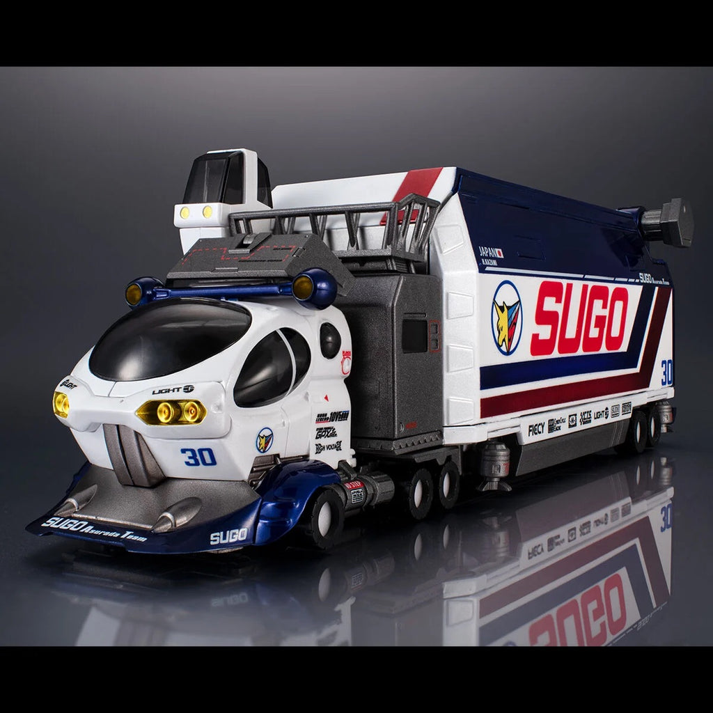 Megahouse CFC 運輸維修車 10V5000 及 超級雷神 附特典 CYBER FORMULA Collection -Heritage Edition- DX FUTURE GPX CYBER FORMULA Sugolegerd 10V5000 ＆ Super Asurada 01 Circuit Mode