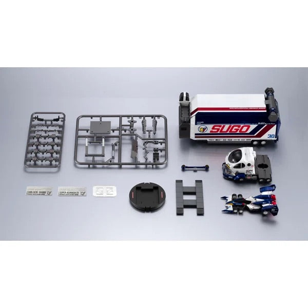 Megahouse CFC 運輸維修車 10V5000 及 超級雷神 附特典 CYBER FORMULA Collection -Heritage Edition- DX FUTURE GPX CYBER FORMULA Sugolegerd 10V5000 ＆ Super Asurada 01 Circuit Mode