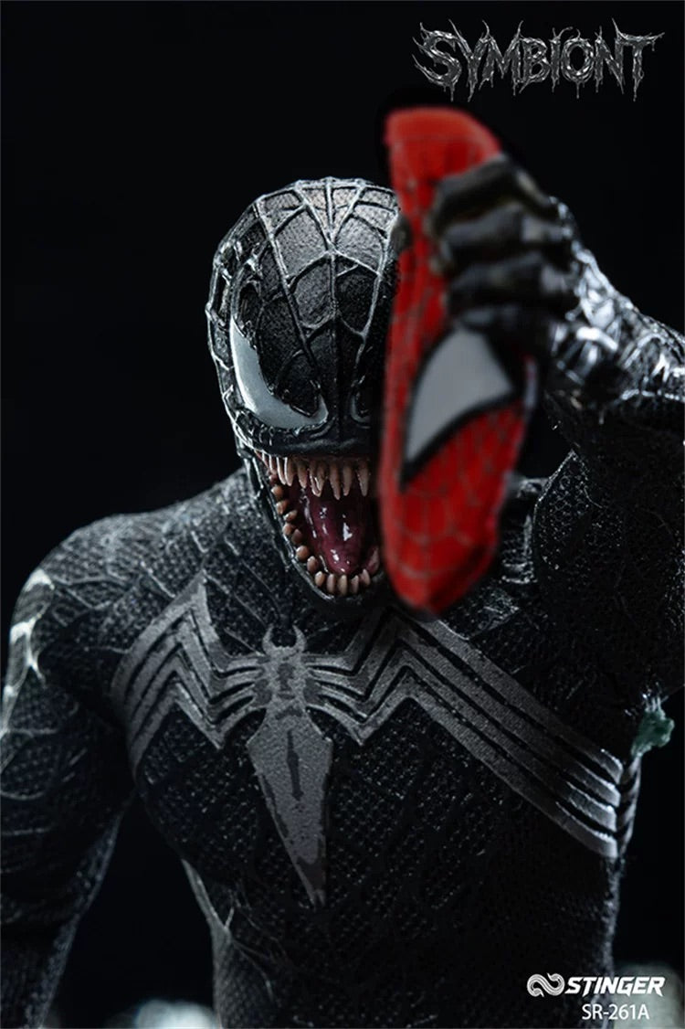 毒刺工作室 1/12 蜘蛛人 共生體 SR-261A SR-261B Symbiote Venom Spider-Man 可動人偶