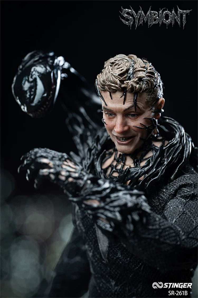 毒刺工作室 1/12 蜘蛛人 共生體 SR-261A SR-261B Symbiote Venom Spider-Man 可動人偶